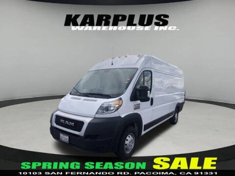 2020 RAM ProMaster for sale at Karplus Warehouse in Pacoima CA
