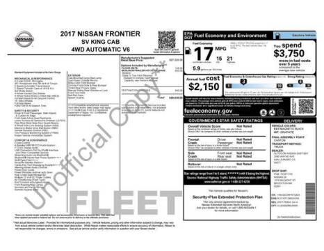 2017 Nissan Frontier