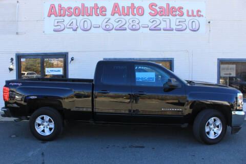 2016 Chevrolet Silverado 1500 for sale at Absolute Auto Sales in Fredericksburg VA