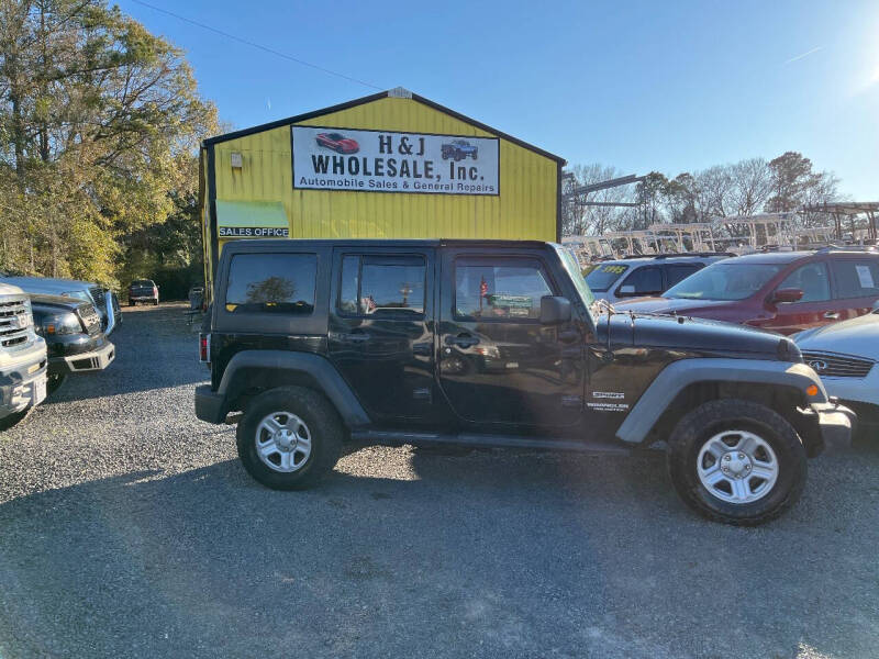 2011 Jeep Wrangler Unlimited for sale at H & J Wholesale Inc. in Charleston SC