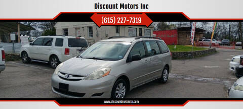 2007 Toyota Sienna for sale at Discount Motors Inc in Nashville TN