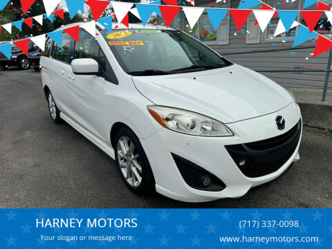 2012 Mazda MAZDA5 for sale at HARNEY MOTORS in Gettysburg PA