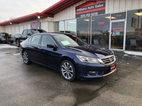 2015 Honda Accord for sale at WILLIAMS AUTO SALES in Green Bay WI