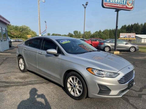 2019 Ford Fusion for sale at Somerset Sales and Leasing in Somerset WI