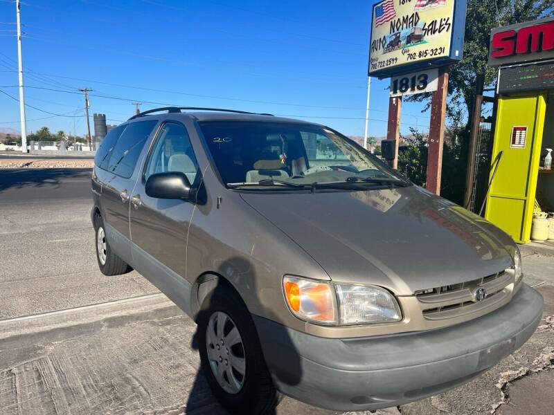 2000 Toyota Sienna for sale at Nomad Auto Sales in Henderson NV