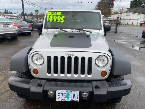 2008 Jeep Wrangler Unlimited for sale at JZ Auto Sales in Happy Valley OR