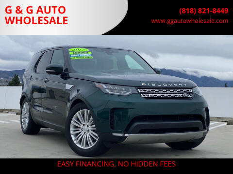 2017 Land Rover Discovery for sale at G & G AUTO WHOLESALE in North Hollywood CA