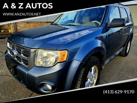 2010 Ford Escape for sale at A & Z AUTOS in Westfield MA