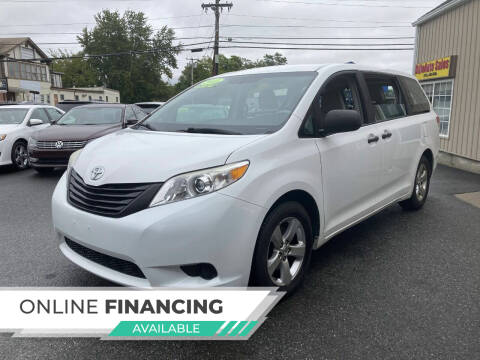 2013 Toyota Sienna for sale at Dijie Auto Sales and Service Co. in Johnston RI
