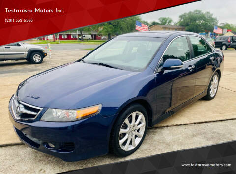 2007 Acura TSX for sale at Testarossa Motors Inc. in League City TX