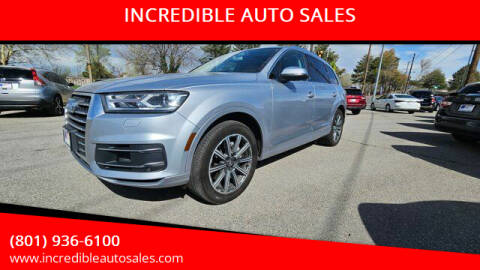 2017 Audi Q7 for sale at INCREDIBLE AUTO SALES in Bountiful UT