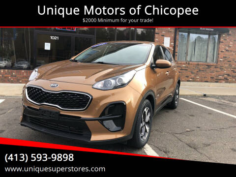 2020 Kia Sportage for sale at Unique Motors of Chicopee in Chicopee MA
