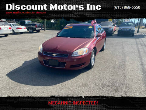 2008 Chevrolet Impala for sale at Discount Motors Inc in Madison TN