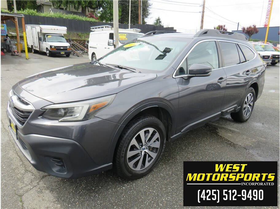 Gray 2022 Subaru Outback Premium AWD Premium 4dr Crossover 1