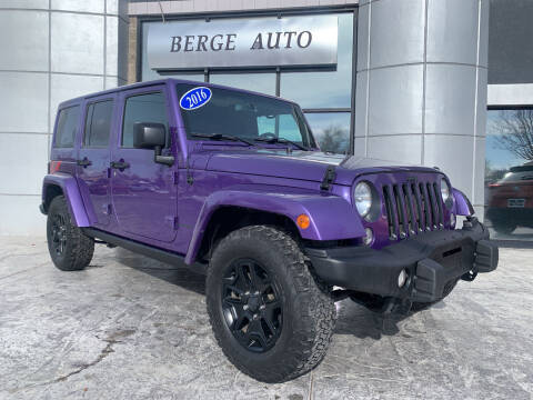 2016 Jeep Wrangler Unlimited for sale at Berge Auto in Orem UT