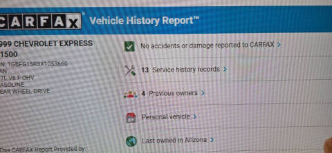 1999 Chevrolet Express G1500