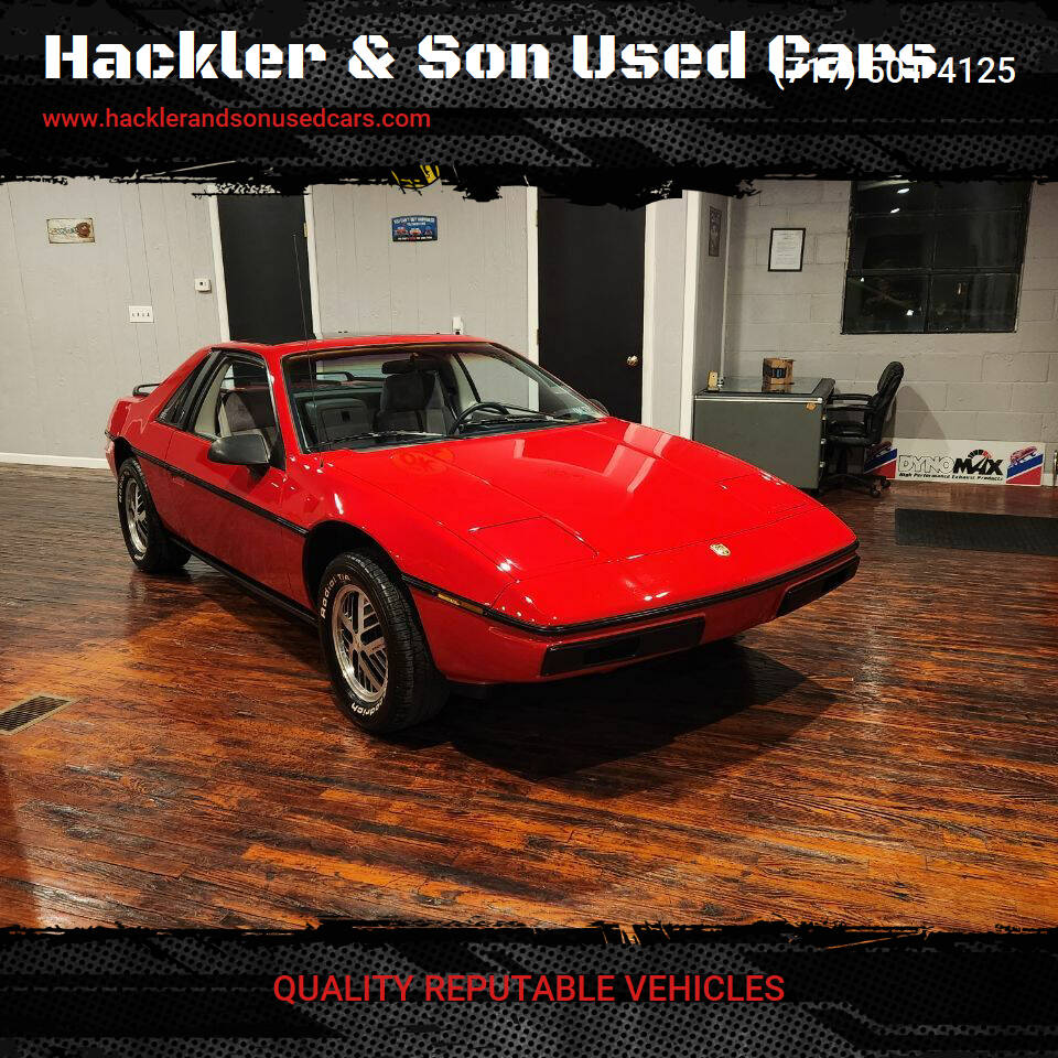 1988 Pontiac Fiero  Classic Cars for Sale - Streetside Classics