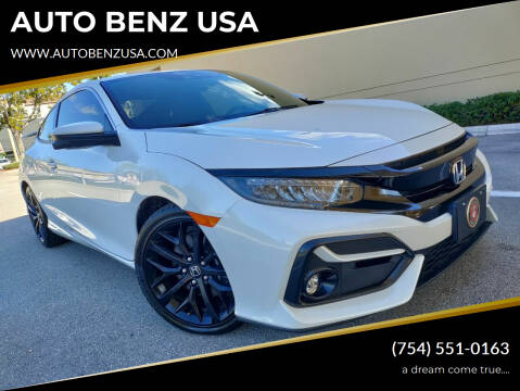 2020 Honda Civic for sale at AUTO BENZ USA in Fort Lauderdale FL