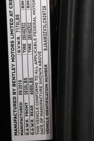 2020 Bentley Bentayga