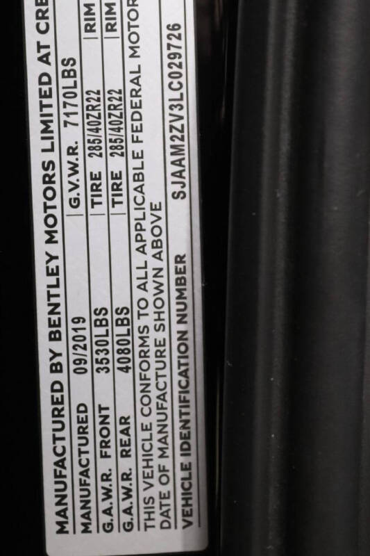 2020 Bentley Bentayga