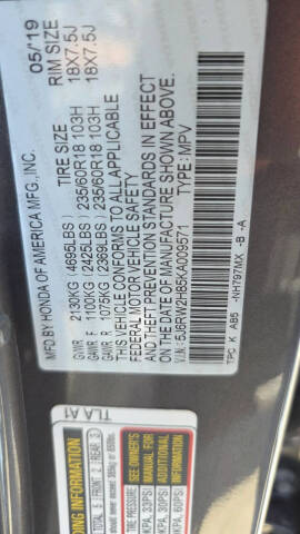 2019 Honda CR-V EX-L