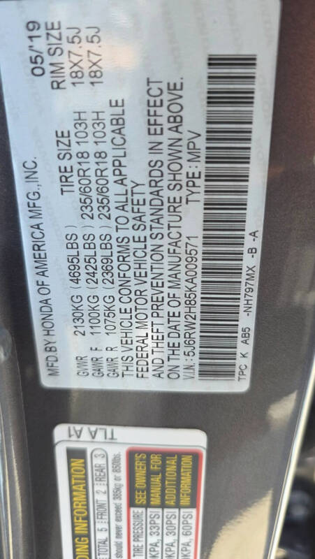 2019 Honda CR-V EX-L