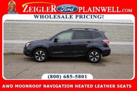 2018 Subaru Forester for sale at Zeigler Ford of Plainwell- Jeff Bishop in Plainwell MI