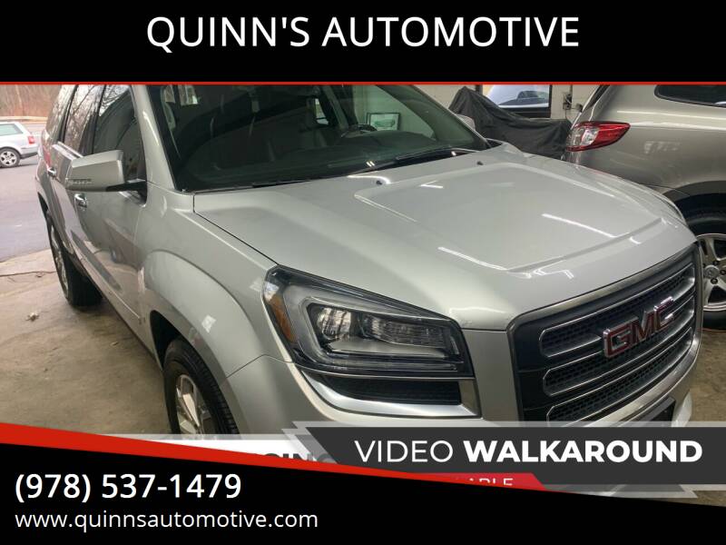 2014 GMC Acadia for sale at QUINN'S AUTOMOTIVE in Leominster MA