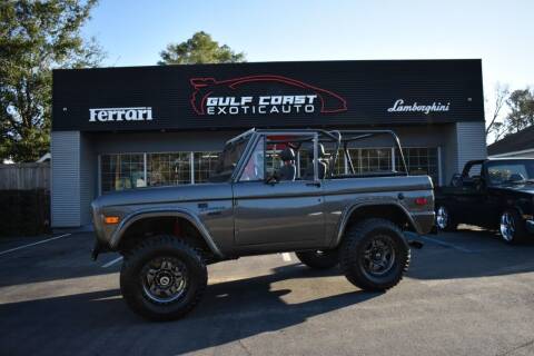 1971 Ford Bronco for sale at Gulf Coast Exotic Auto in Gulfport MS