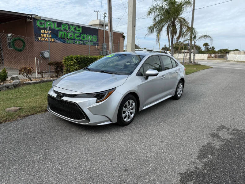 2022 Toyota Corolla for sale at Galaxy Motors Inc in Melbourne FL