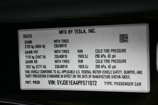 2023 Tesla Model 3