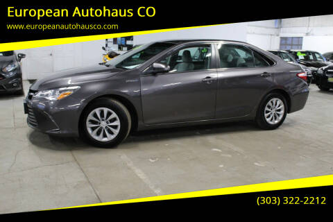 2015 Toyota Camry Hybrid for sale at European Autohaus CO in Denver CO