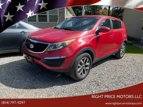 2014 Kia Sportage for sale at Right Price Motors LLC in Cranberry PA