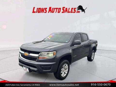 2016 Chevrolet Colorado for sale at LIONS AUTO SALES in Sacramento CA