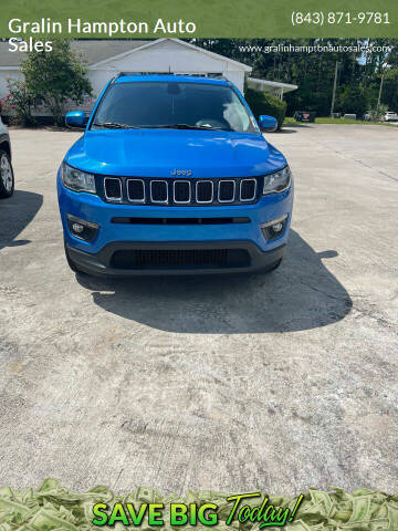 2017 Jeep Compass for sale at Gralin Hampton Auto Sales in Summerville SC
