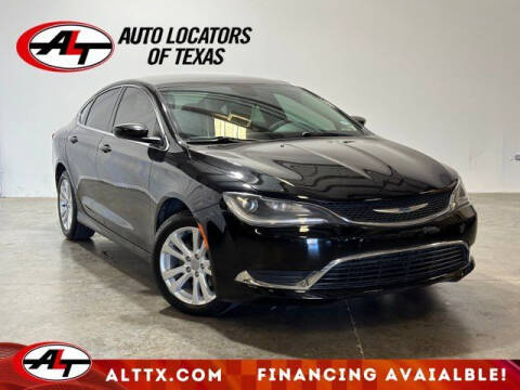 2016 Chrysler 200 for sale at AUTO LOCATORS OF TEXAS in Plano TX