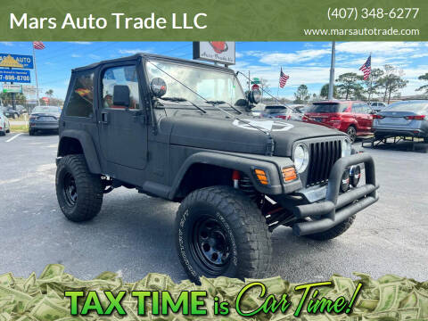 2000 Jeep Wrangler for sale at Mars Auto Trade LLC in Orlando FL