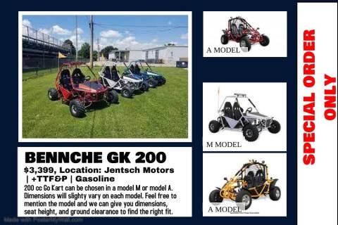 2021 BENNCHE GK 200 MODELS for sale at JENTSCH MOTORS in Hearne TX