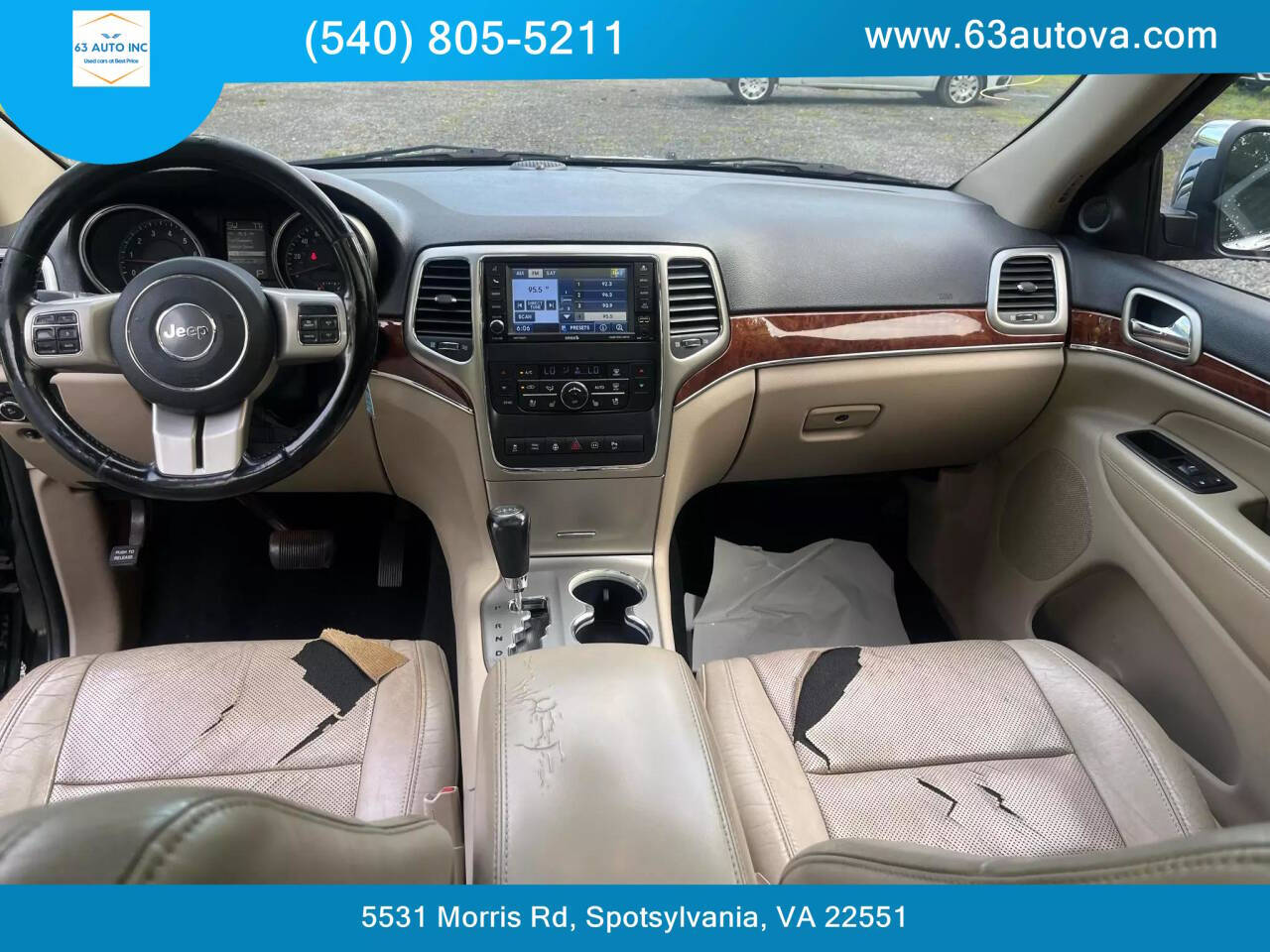 2012 Jeep Grand Cherokee for sale at 63 Auto Inc in Spotsylvania, VA