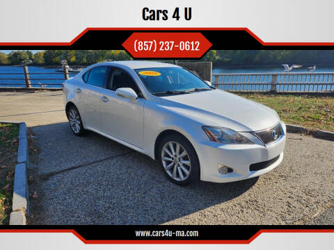 2009 Lexus IS 250 for sale at Cars 4 U in Haverhill MA