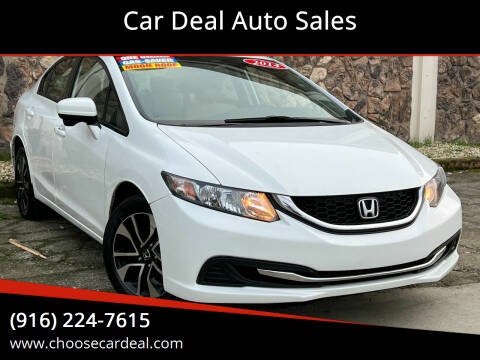 2014 Honda Civic for sale at Car Deal Auto Sales in Sacramento CA