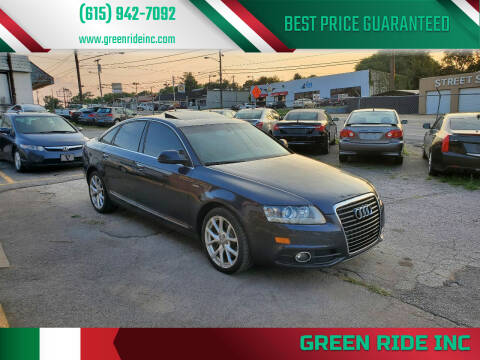 2011 Audi A6 for sale at Green Ride Inc in Nashville TN