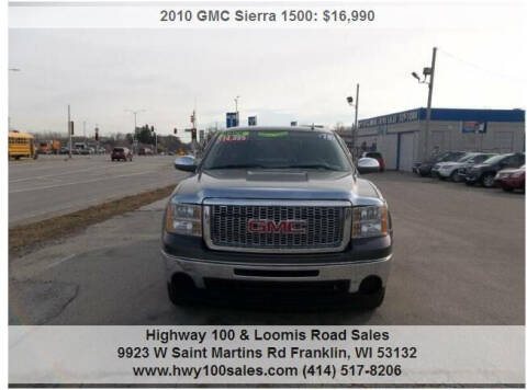 2010 GMC Sierra 1500 for sale at Highway 100 & Loomis Road Sales in Franklin WI