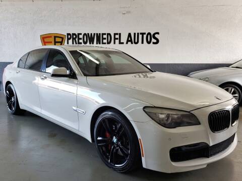 2012 BMW 7 Series for sale at Preowned FL Autos in Pompano Beach FL