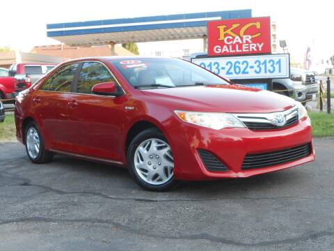 2013 Toyota Camry Hybrid for sale at KC Car Gallery in Kansas City KS