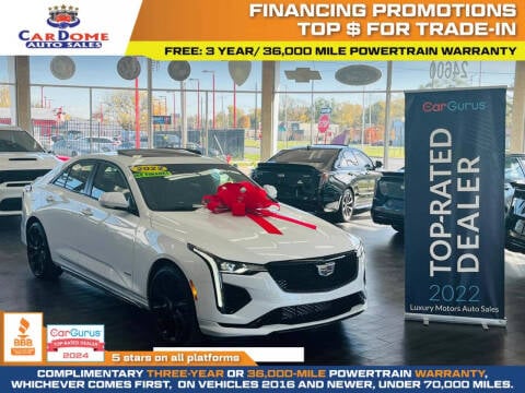 2020 Cadillac CT4-V for sale at CarDome in Detroit MI