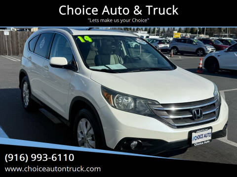 2014 Honda CR-V for sale at Choice Auto & Truck in Sacramento CA