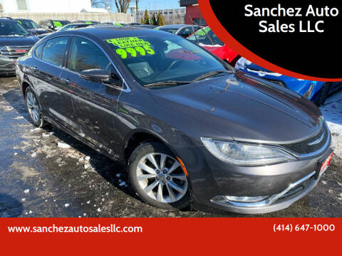 2015 Chrysler 200 for sale at Sanchez Auto Sales LLC in Milwaukee WI