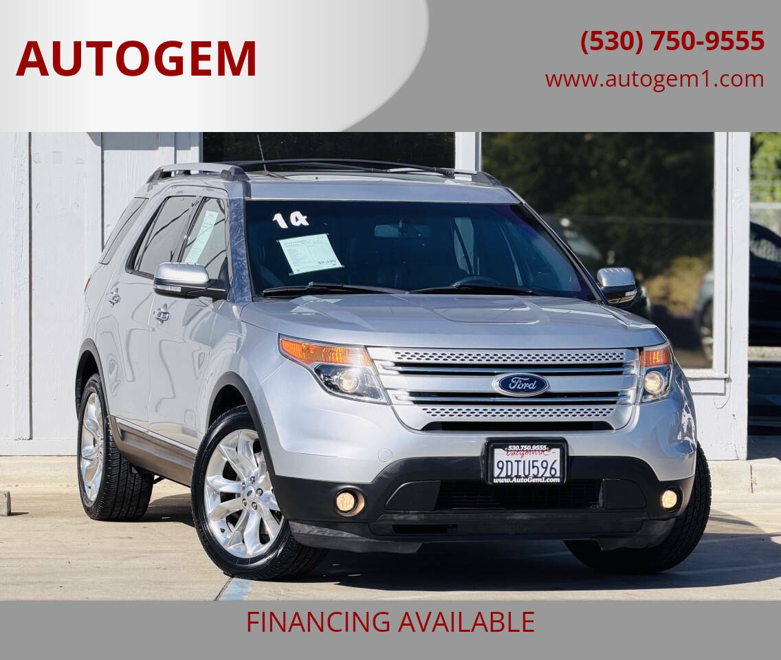 Silver 2014 Ford Explorer Limited AWD Limited 4dr SUV 1