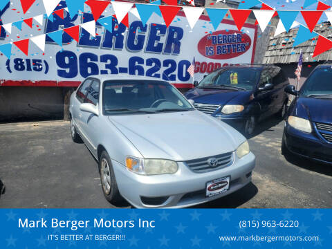 2002 Toyota Corolla for sale at Mark Berger Motors Inc in Rockford IL